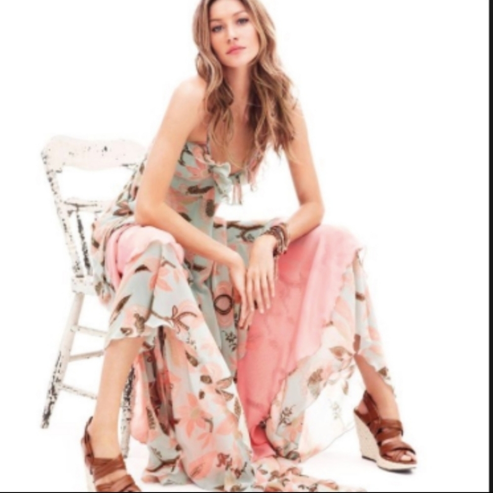 H&M Maxi Gisile Bündchen dress Sz 8